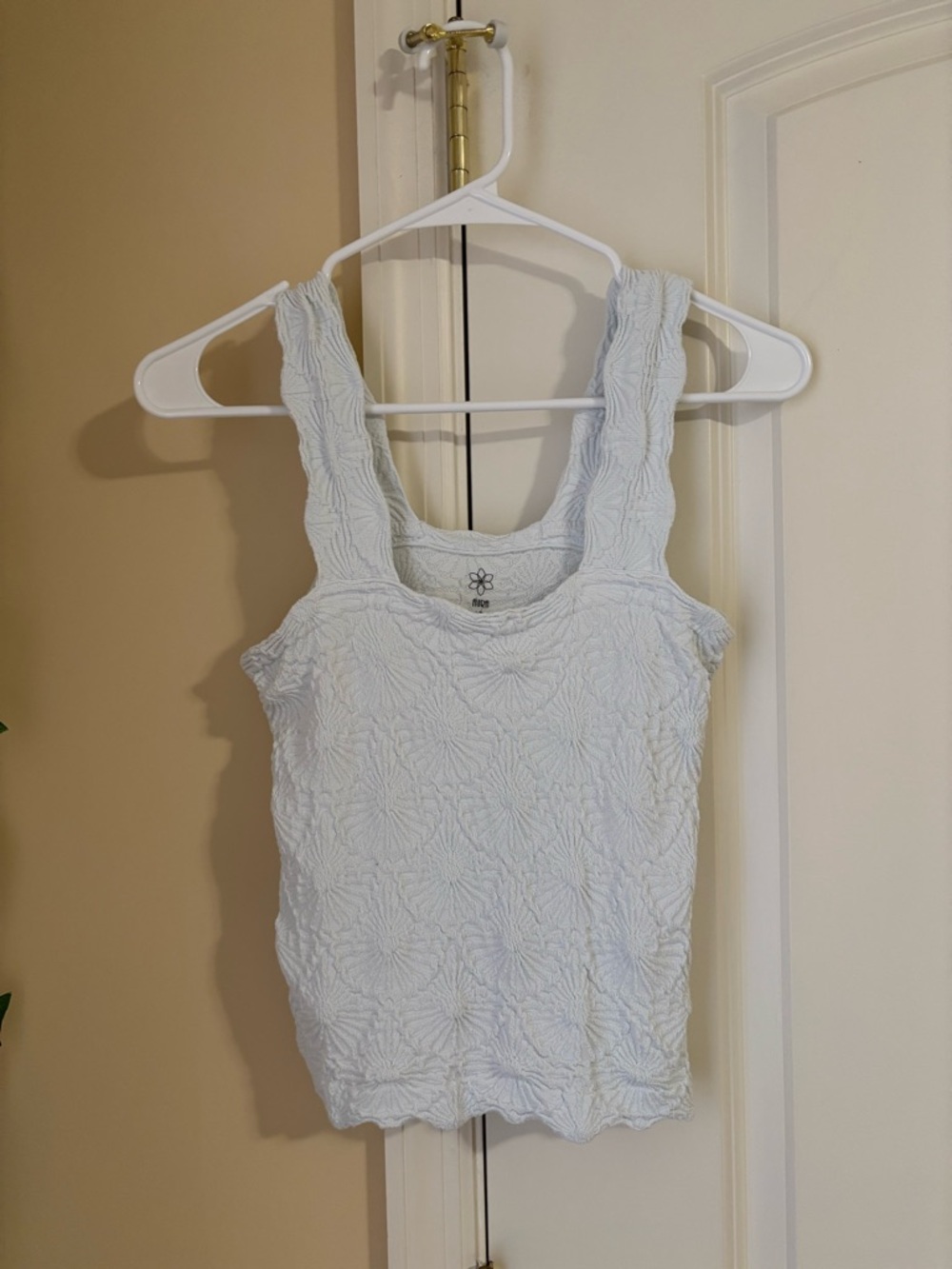 aura floral print tank top